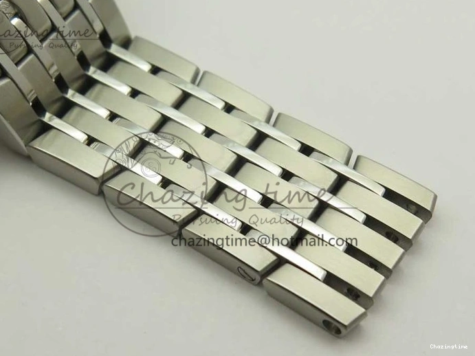0510 De Ville Hour Vision 41mm SS VSF 1:1 Best Edition White Dial on SS Bracelet A8500 Super Clone Casual 7946